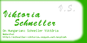 viktoria schneller business card